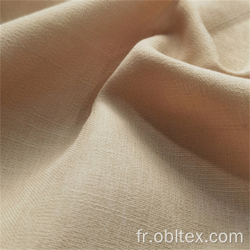 Linon d&#39;imitation en polyester OBL22-C-063 pour robe